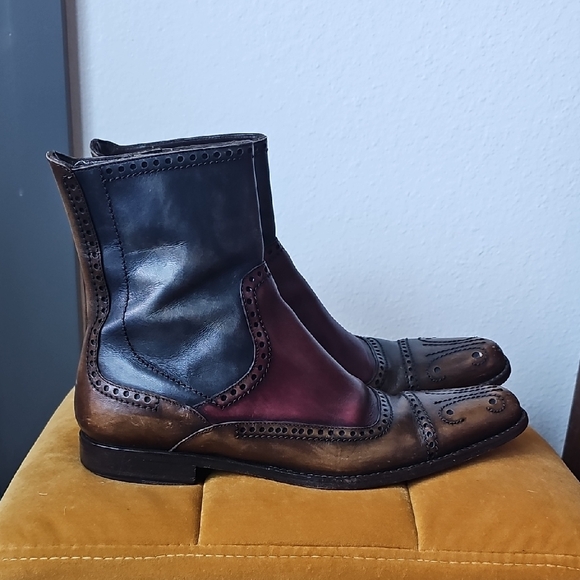 ●●VINTAGE DOLCE & GABBANA POINTY BOOTS SIZE EU 39 US 9-9.5●● - Picture 2 of 7